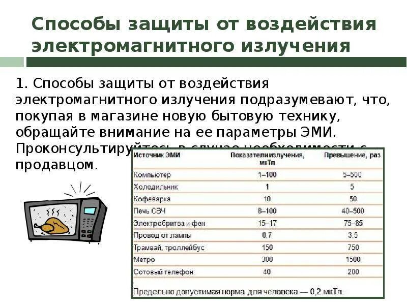 Защита человека от воздействия электромагнитных полей. Норма воздействия электромагнитного поля на человека. Средства защиты от электромагнитных полей и излучений. Защита от воздействия электромагнитных полей. Принципы защиты от электромагнитных излучений.