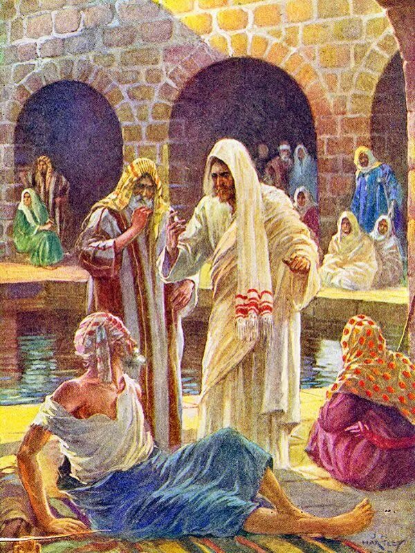 Иисус и исцеленный в купальне вифезда. Свет православия. Лукавый век. Иисус христос и люцифер. Возвращение максима фильм 1937.