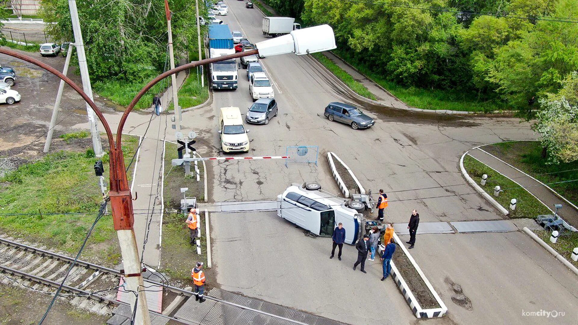 Авария на жд переезде в ярославской области