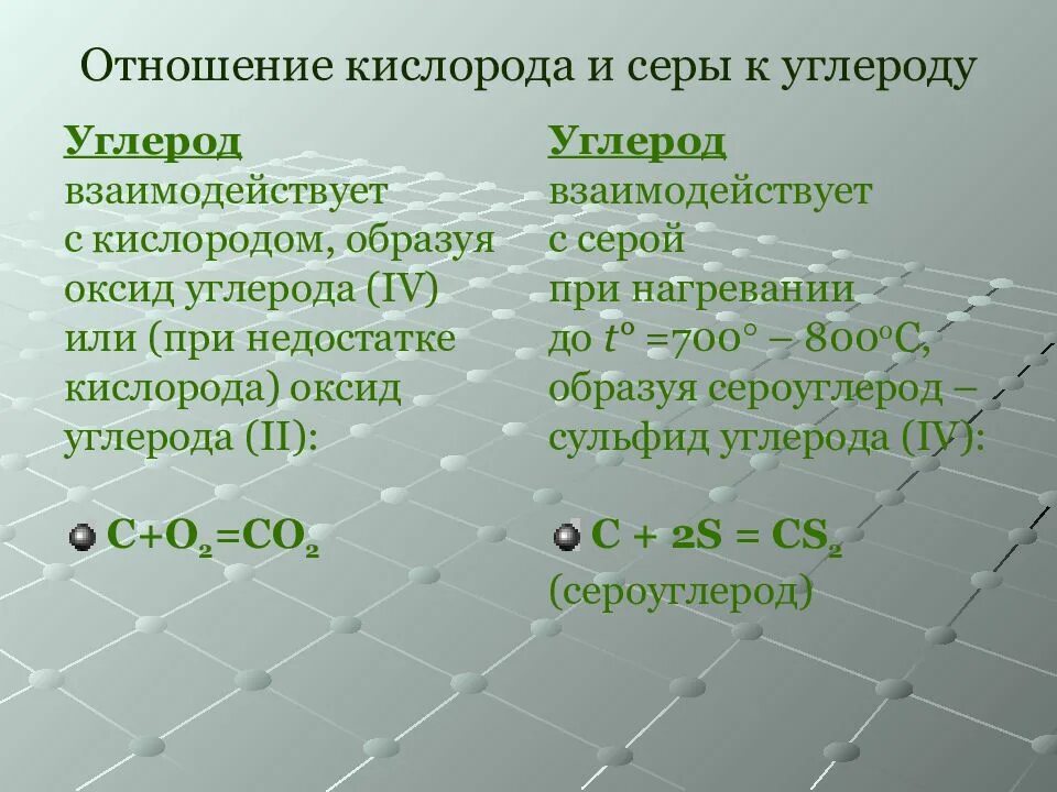 Соединение серы с углеродом. Взаимодействие серы с углеродом. Углерод и кислород. Углерод взаимодействует с кислородом.