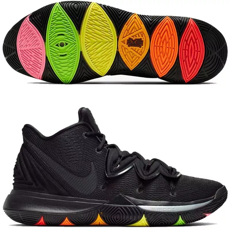 Подошва nike. Nike kyrie 5 black. nike kyrie 5 подошва. баскетбольные кроссовки кайри 5. nike kyrie черные.