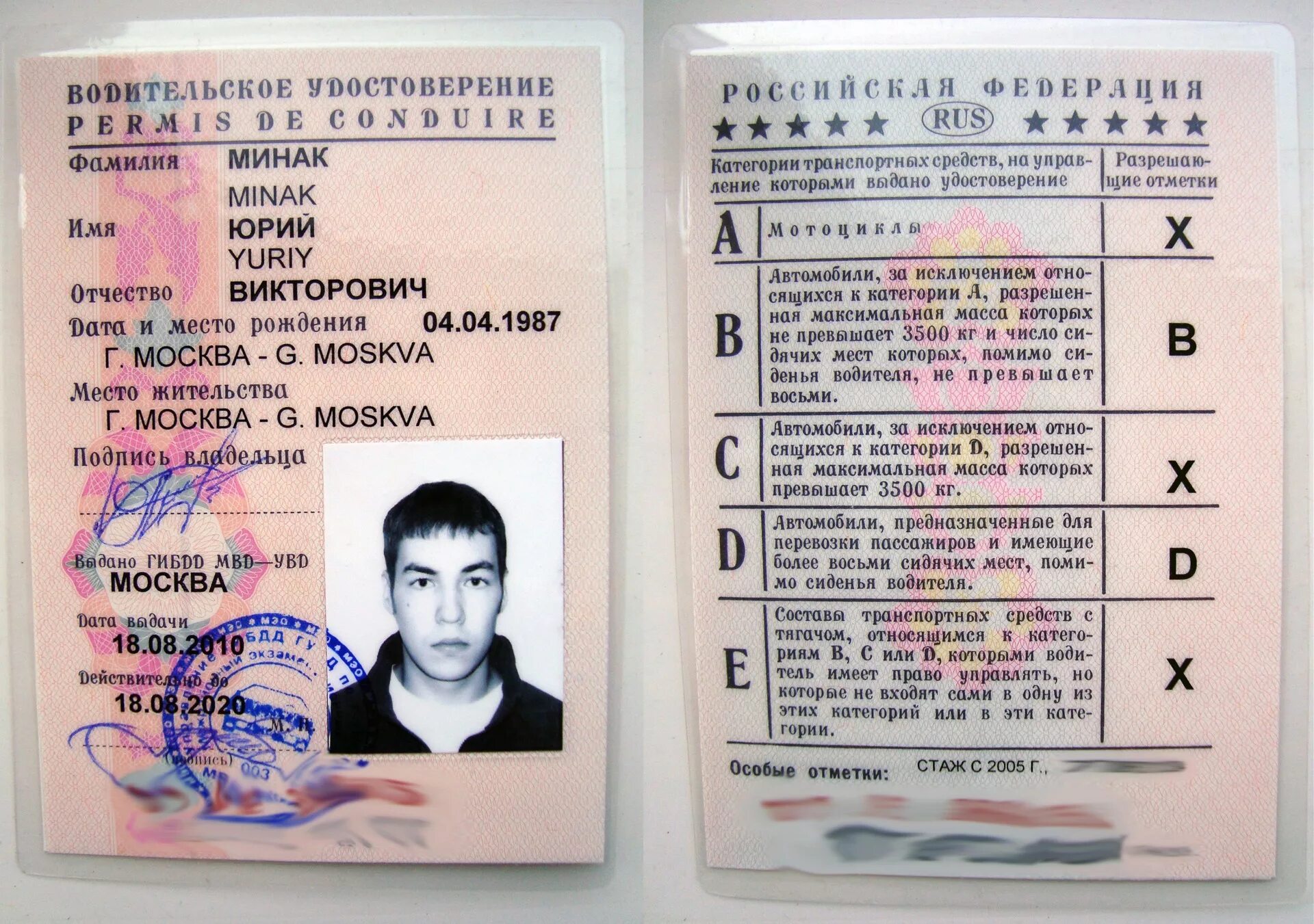 Какую категорию надо