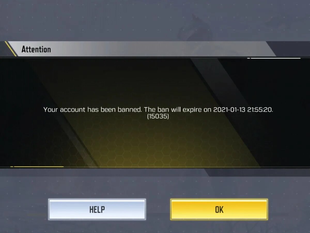 Error ban. Бан в кал оф дьюти мобайл. Забанили в Call of Duty mobile. Бан в Call of Duty mobile. 15035 Call of Duty mobile ошибка.