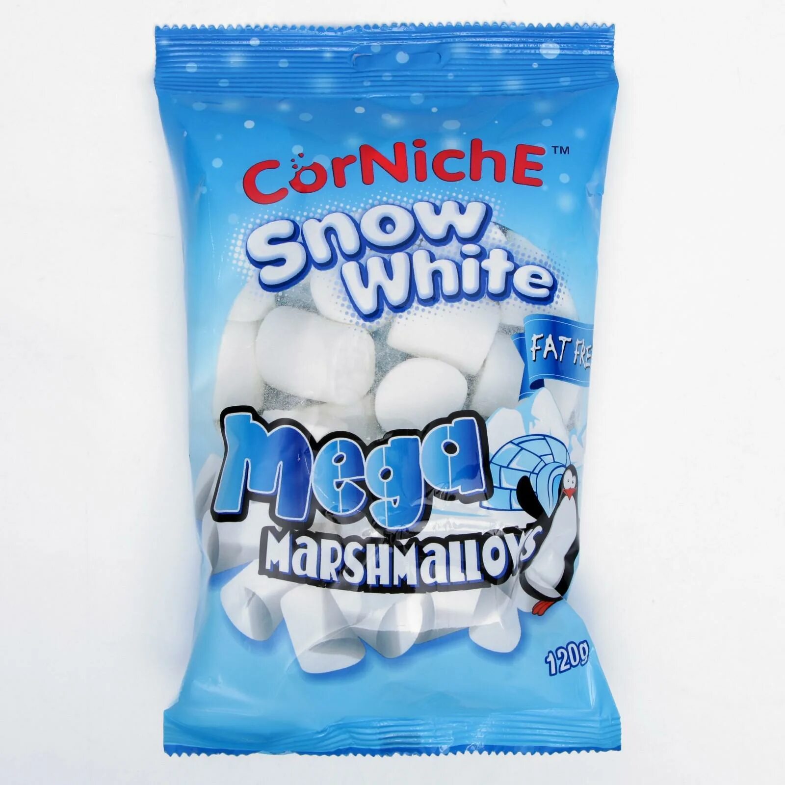 Маршмеллоу отзывы. Маршмеллоу Snow White. Маршмеллоу Corniche Snow White Mega 300 г. 100г маршмеллоу. Маршмеллоу в пачке.