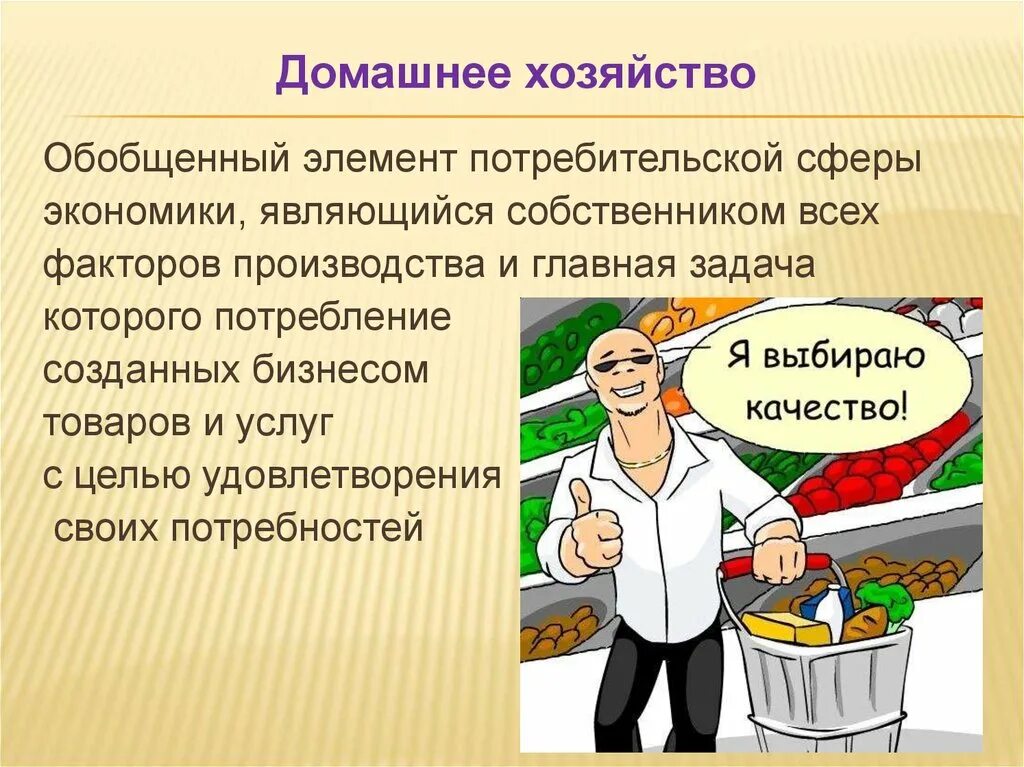 Домашнее хозяйство в экономике. Домашние хозяйства в экономике это. Домохозяйство в экономике. Пример домашнего хозяйства в экономике. Задачи домохозяйств