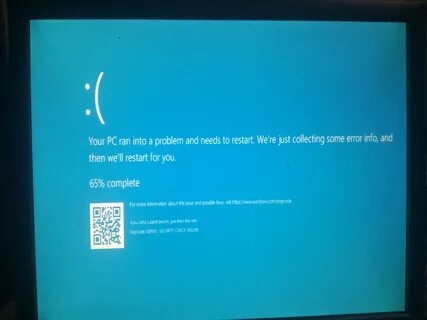 Синий экран inaccessible boot