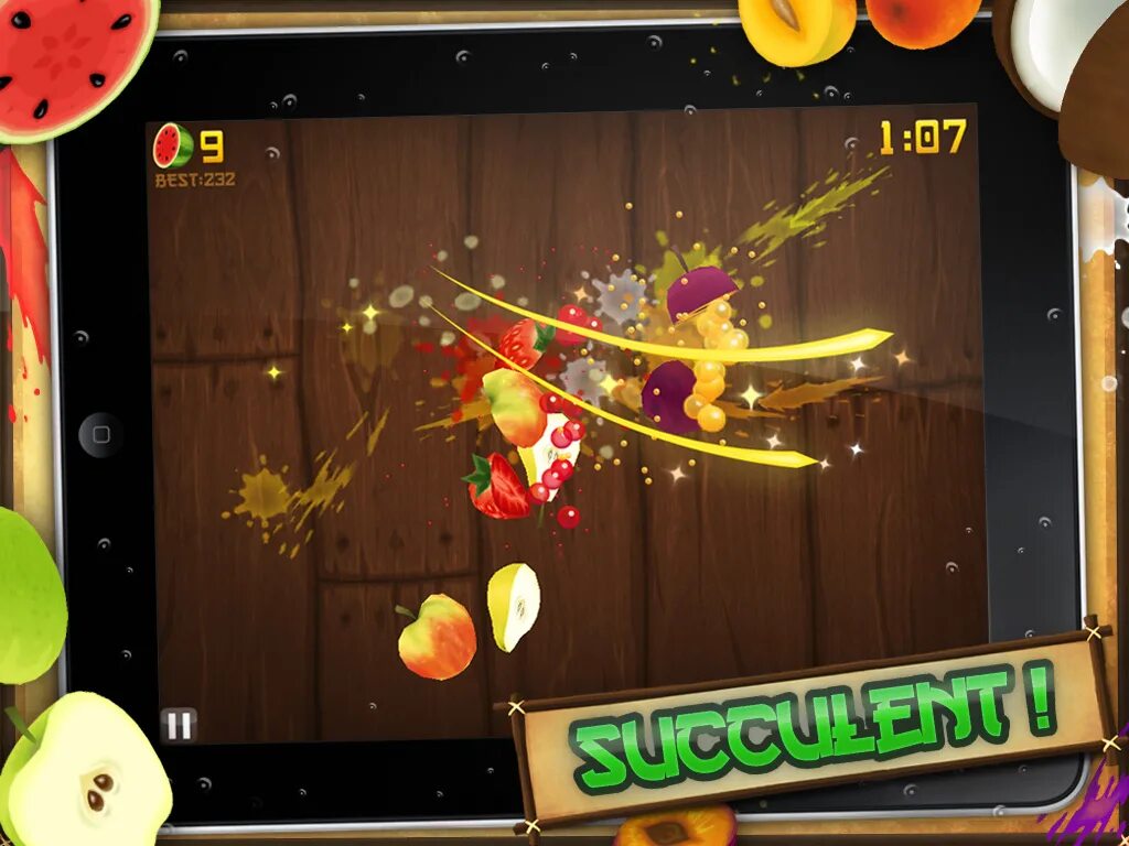 One fruit game. Фрут ниндзя. Fruit Ninja меню. Fruit Ninja Скриншоты. Fruit Ninja 1.5.1.