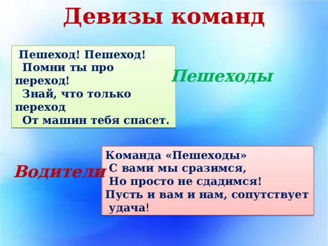 Начертан девиз. Девиз отряда пешеходы. Девизы для команд. Команда пешеходы девиз. Девиз для команды Феникс.