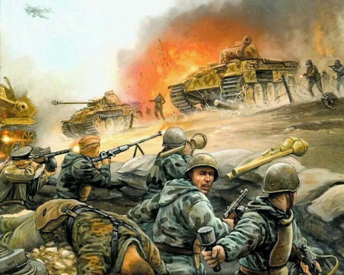 Вторая мировая 18. Атака красной армии в ВОВ арт.