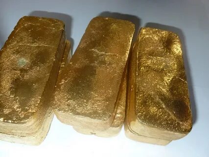 Raw gold