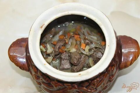 Картошка с печенью в горшочке духовке