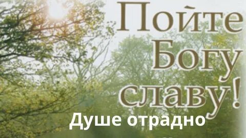 Душа отрадное