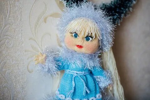 Снегурочка вязаная крючком