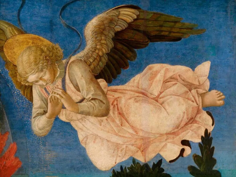 лоренцо лотто благовещение. ангелы в современной живописи. ангелы в живописи. ангел живопись ренессанс. франческо ди стефано пезеллино (1422-1457).