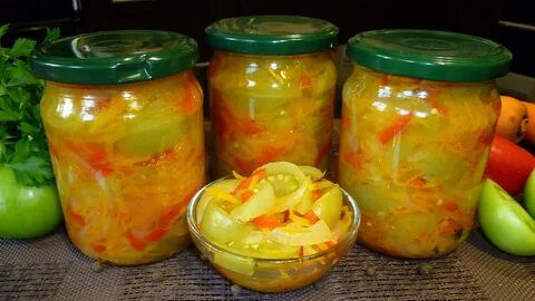 Зеленые помидоры лук морковь