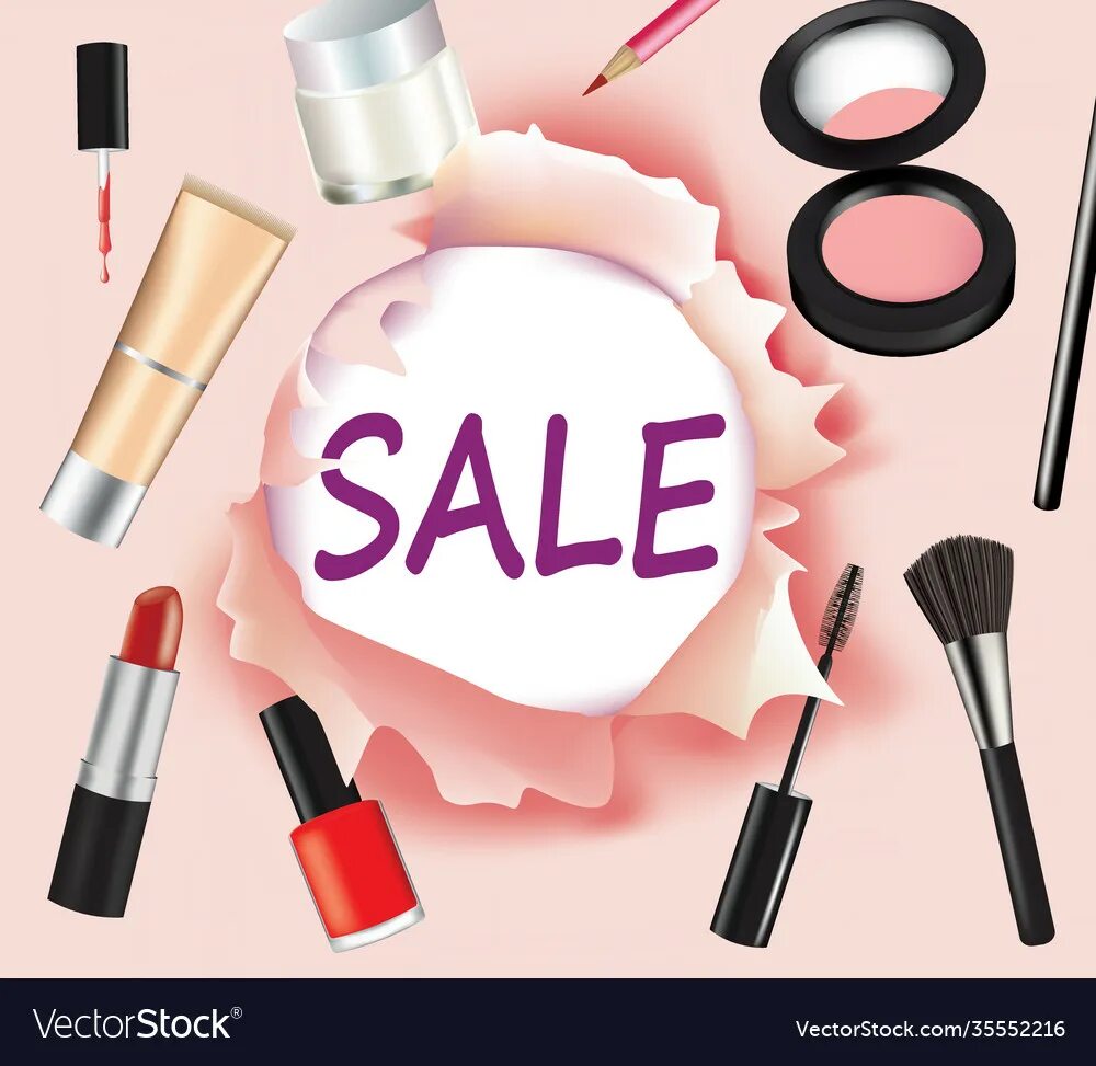 Распродажа косметики. Косметика sale. Косметика концепция. Make-up распродажа.