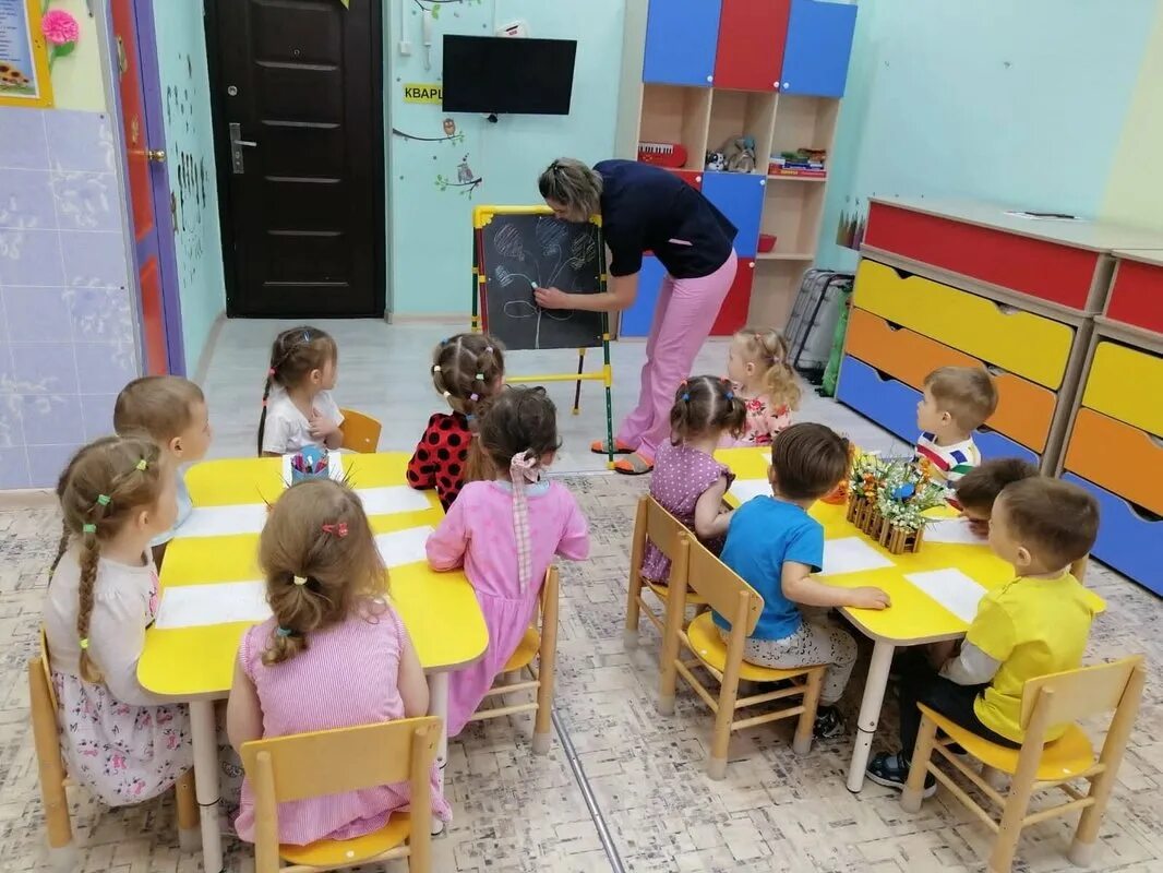 В детском садике растем