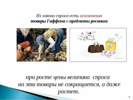 Исключение товаров спроса