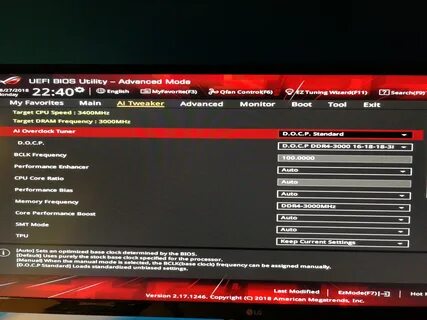 Bios asus rog strix