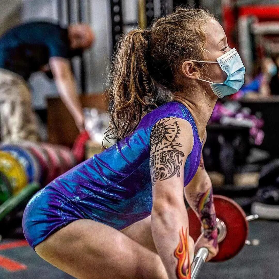 Her name is Nataliya Trukhina and she is a world armlifting champion and world b