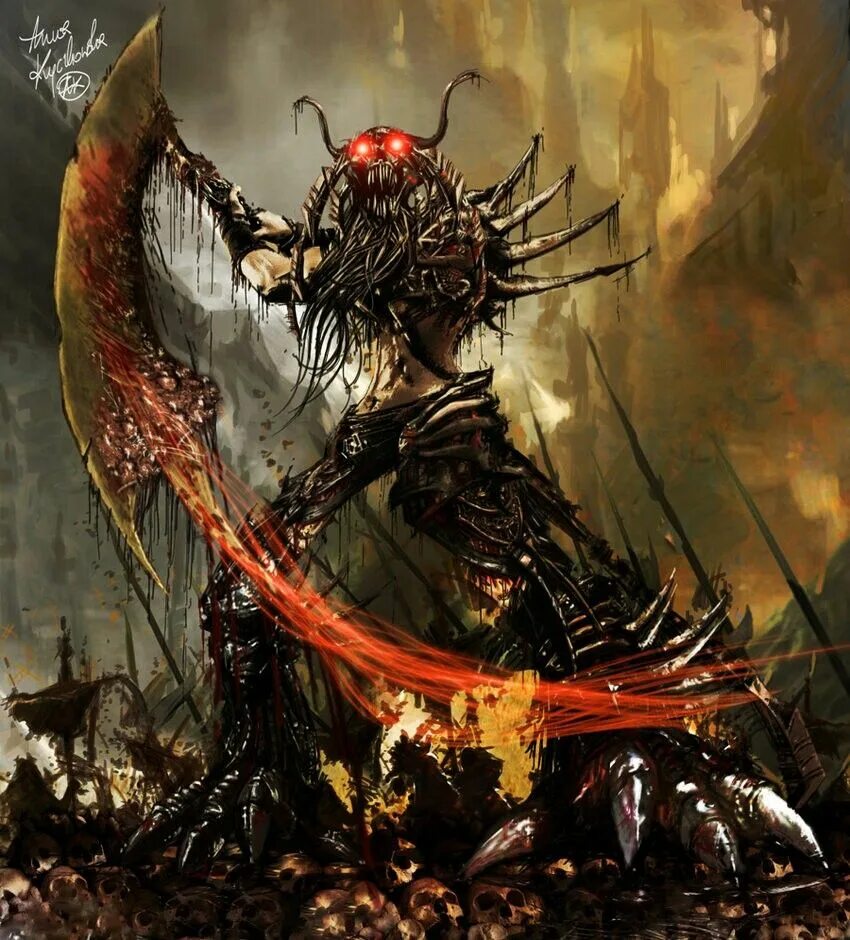 демоны вархаммер. демоны вархаммер 40000. демоны хаоса warhammer 40000. демоны вархаммер 40000. хаос вархаммер демон принц.