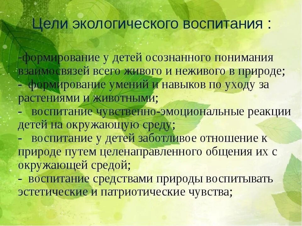 Задачи по экологическому воспитанию в ДОУ. Цель экологического воспитания в детском саду. Задачи экологического воспитания дошкольников. Экологическое воспитание дошкольников презентация. Эколог цели