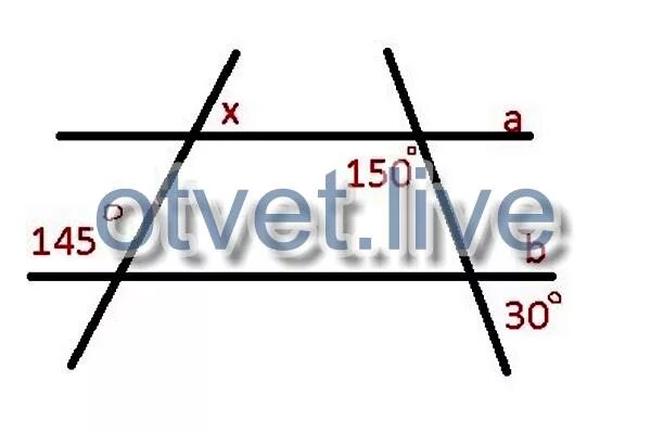 Используя рисунок 117. По данным рисунка 117 Найдите угол 1. По данным рисунка 117 Найдите x. По данным рисунка 117 Найдите угол х. 2. По данным рис. 117 Найдите угол х. "  150  145" ＿ 30 рис. 117.
