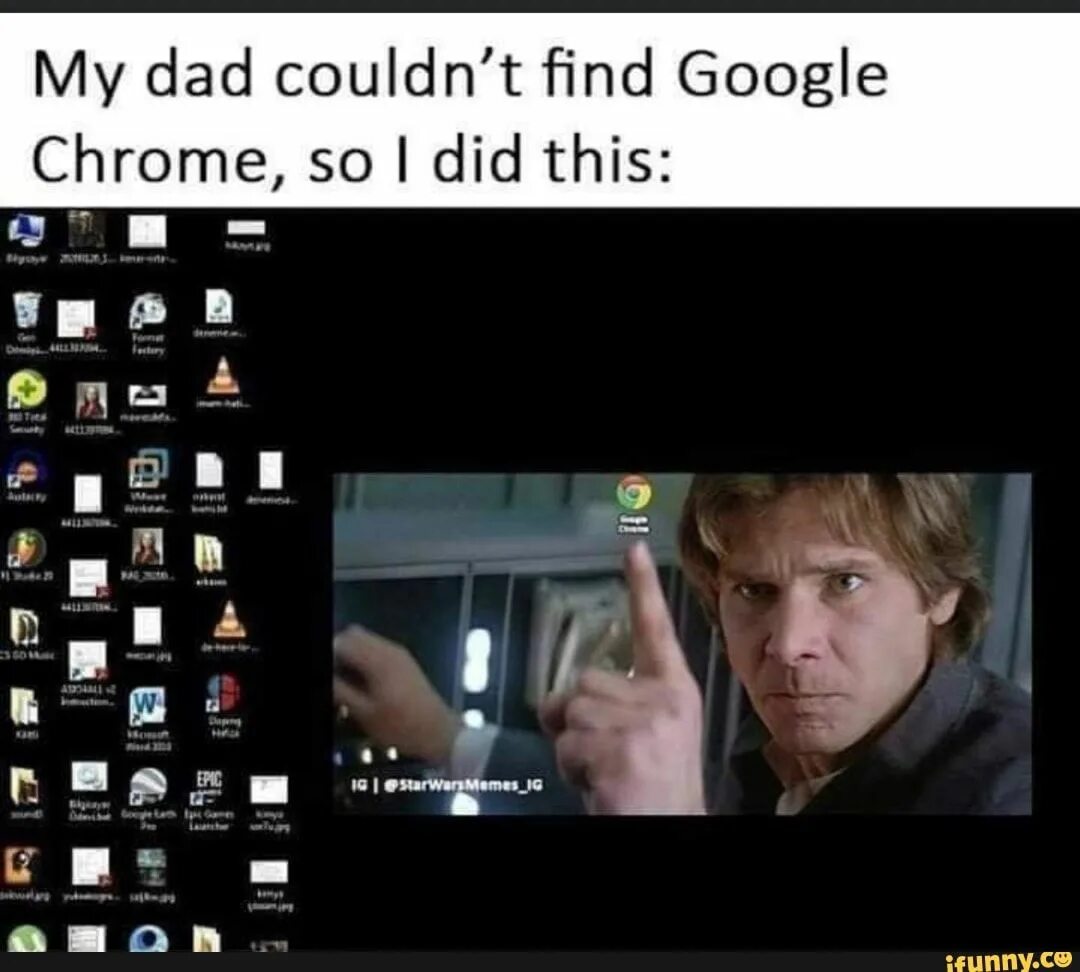 Couldn t find plugin. My dad couldn&#039;t find google chrome so i did this. my dad couldn&#039;t find google. cannot found. tech memes.
