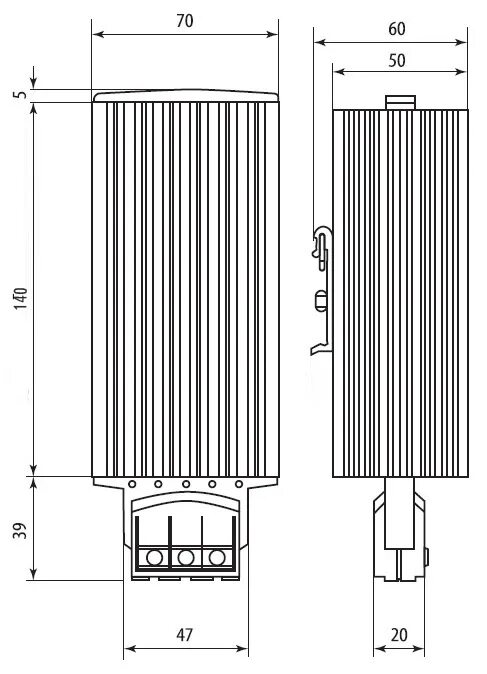 Обогреватель на din рейку 100вт ip20. Нагреватель на din-рейку 100вт 220в. Нагреватель шкафов автоматики 400вт на Дин. Обогреватель на Дин рейку 50вт. Нагреватель вну-100вт чертеж.