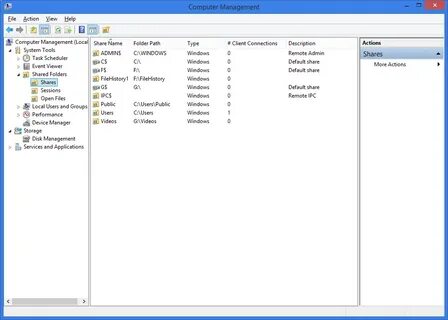 Local folders