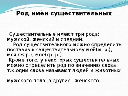 У имени существительного можно определить