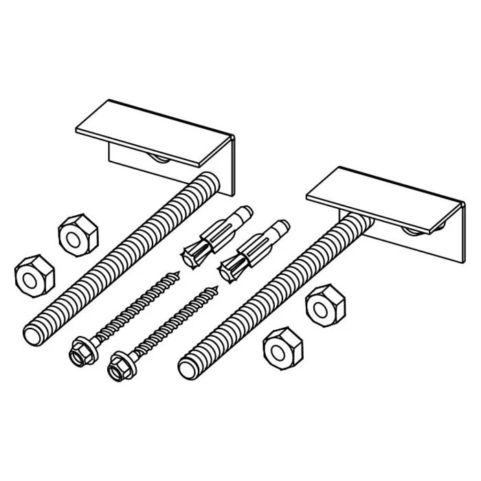 Комплект крепления инсталляции