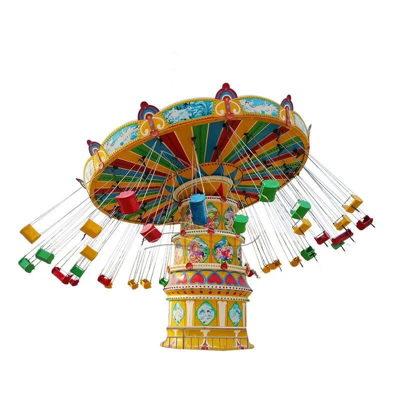 Аттракцион funfair. Дизайнерский летающий стул. Летающая табуретка. Flying chairs. Кресло в минималистическом стиле.