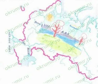 Нарисовать область на карте