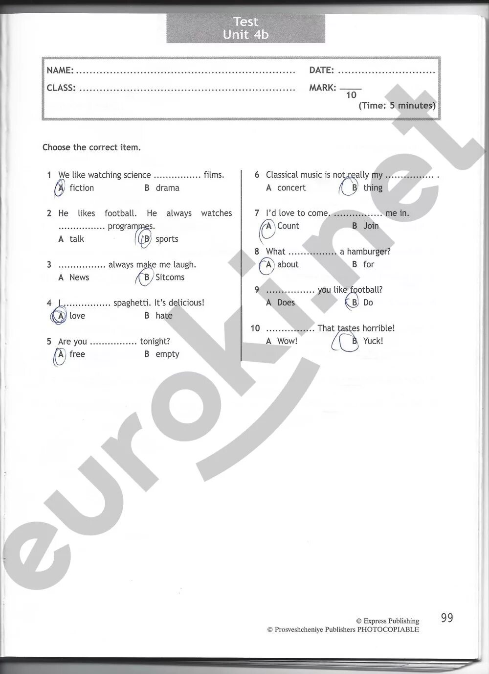 Английский язык 8 класс spotlight тест буклет. Unit Tests 6 класс Spotlight. Express Publishing Prosveshcheniye Publishers Photocopiable ответы. Express Publishing Photocopiable ответы. Express Publishing Photocopiable.