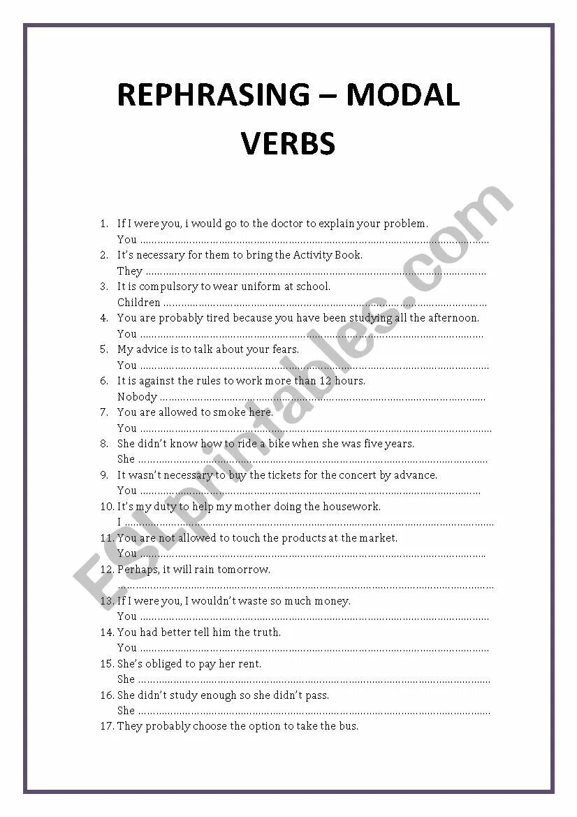 Rephrase the sentences. Rephrasing exercises. Rephrase the sentences using modal verbs. Rephrasing 4 Wish ответы. Rephrased.