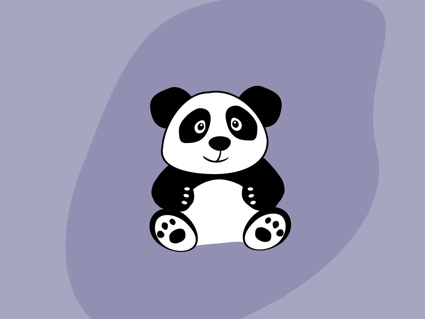 Панда собирает в круг. Панда в иллюстраторе. Панда печать. Рисунки панды прикольные. Панда в контрасте.