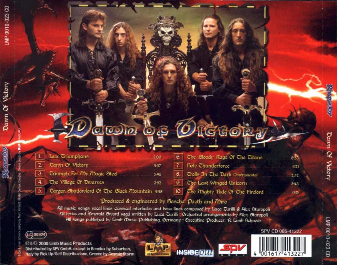 Рапсодия конца света песня. Rhapsody Dawn of Victory 2000. 2000 – Dawn of Victory. Rhapsody of Fire Dawn of Victory. Dawn of Victory альбом.