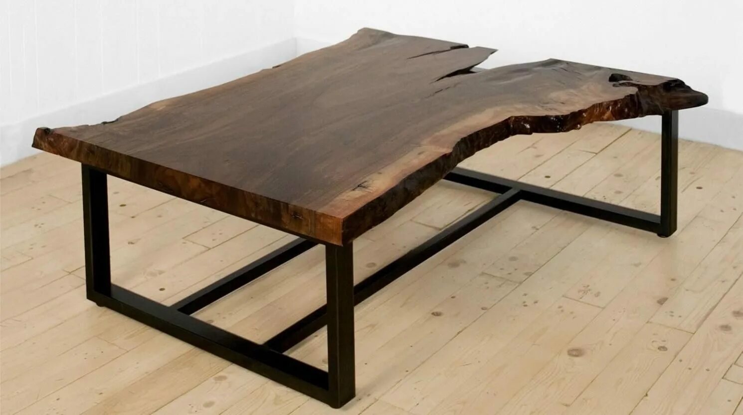 Reclaimed Wood Two Tier Coffee Table - Free Shipping - JW Atlas Wood Co. Muebles