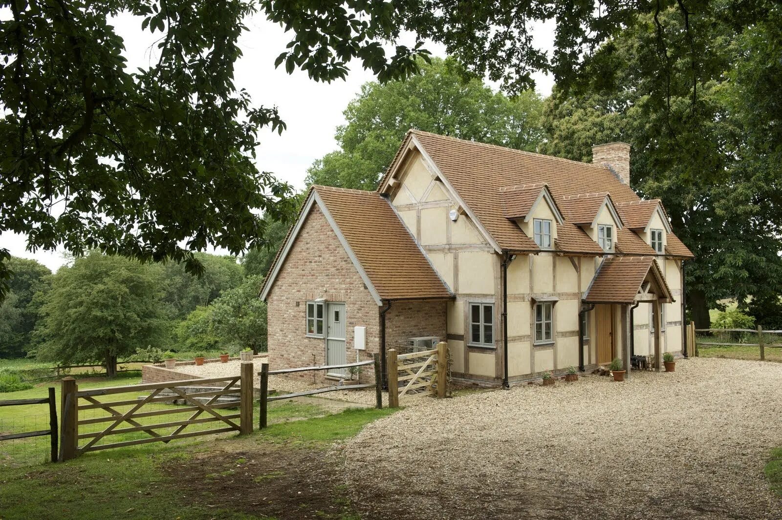 Сельская архитектура. Oak House. Oak buildings. British rural Architecture.