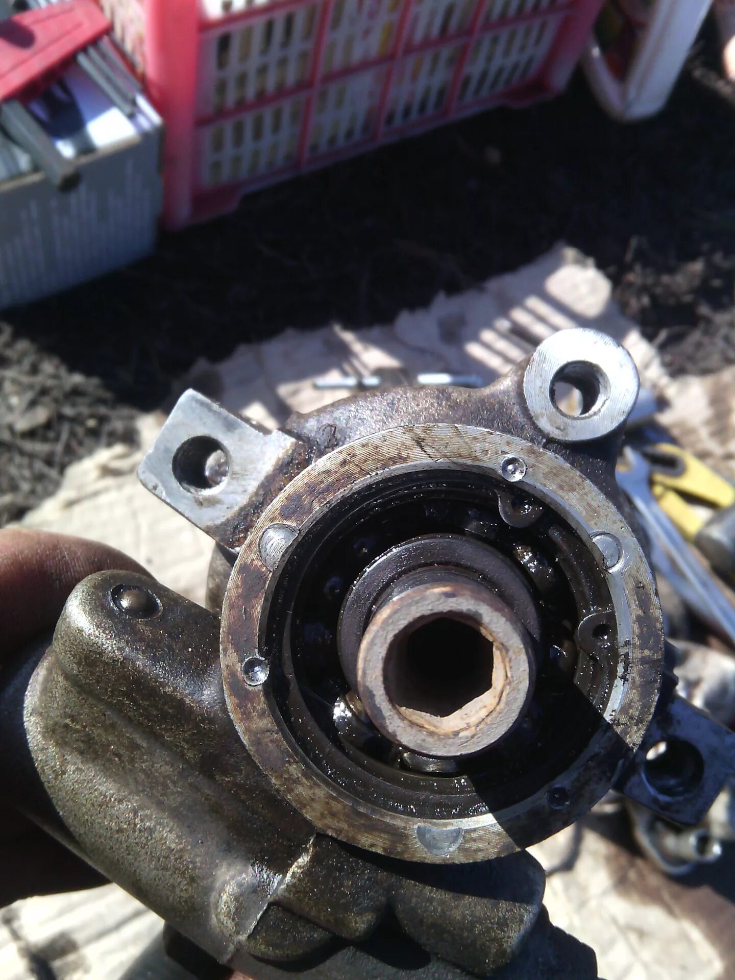 Замена подшипника гур. Подшипник гур хонда 11911p0a000. Подшипник насоса гур 4216. Замена подшипника гур. Гур от jz на 3s-ge.