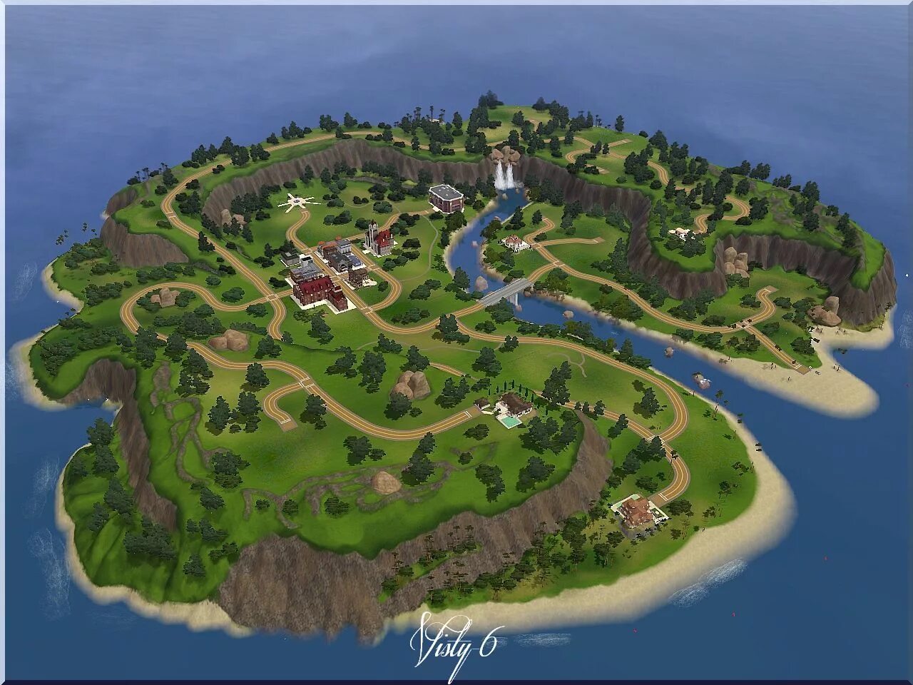 Города для симс 3 в формате. Sims 3 города. города острова для симс 3. симс городки симс 3. town симс 3.