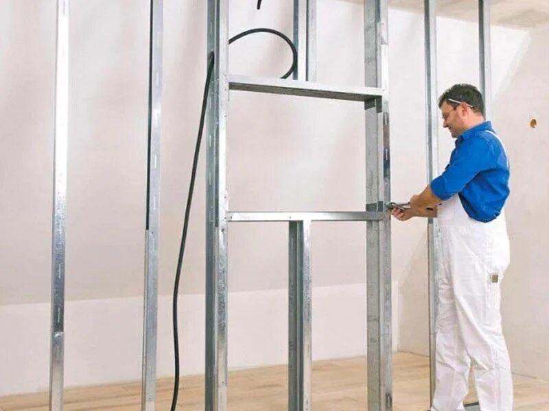 Отделка стен гипсокартоном. Монтаж гкл. Перегородка гкл технология кнауф. Установка гипсокартонной стены. Гипсокартонные перегородки кнауф.