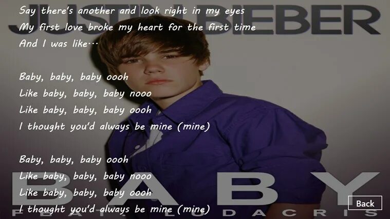 Baby justin текст. Джастин бейби. Justin Bieber Baby. Джастин Бибер бейби текст. Бейби бейби бейби ууу Джастин Бибер.