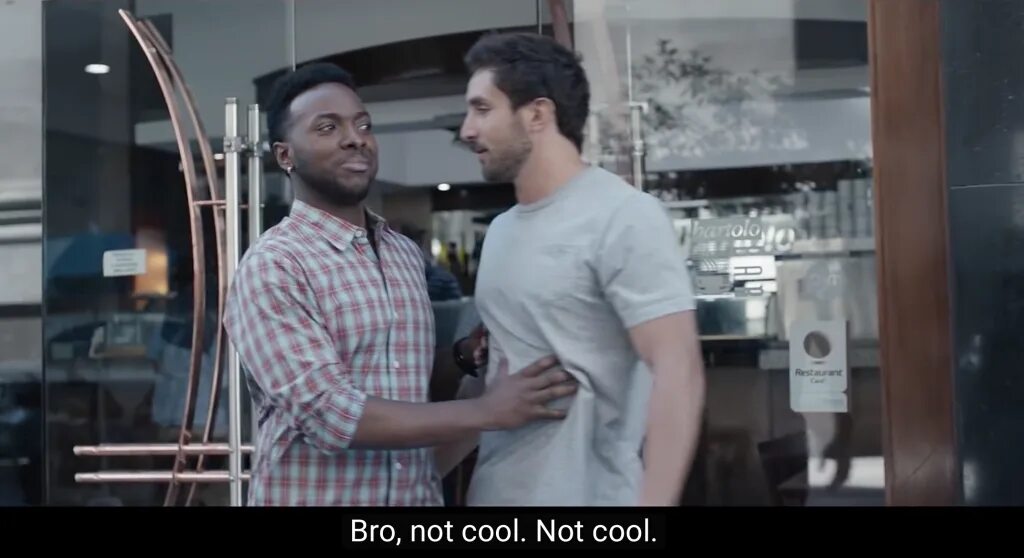 When i came it rain. Bro not cool Мем. Stopped негр. Gillette Мем. Стоп кадры из рекламы.