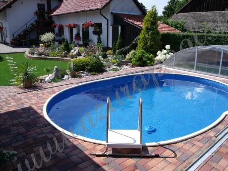 Бассейн на 5 дачной. Бассейн azuro 404dl. бассейн azuro 4000. заглубленный бассейн азуро. azuro 407 dl.