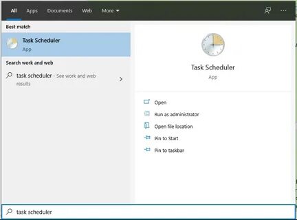 Open tasks