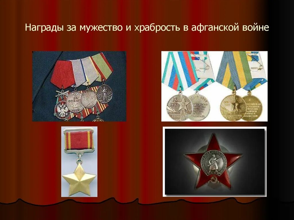 Урок мужества ко дню афганистана