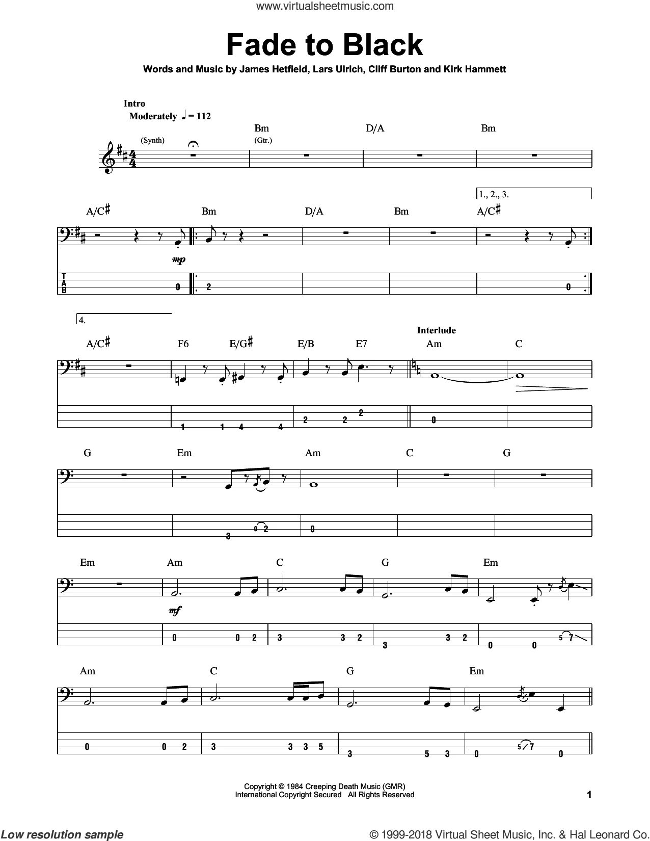 Fade to black tabs. Табы соло фэйд ту блэк. fade to black табы для акустики. fade to black на гитаре. табы металлика fade to black.