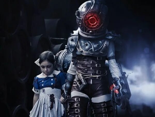 Little sister game. Bioshock 2 косплей. Bioshock 2 big sister. Старшая сестра биошок.